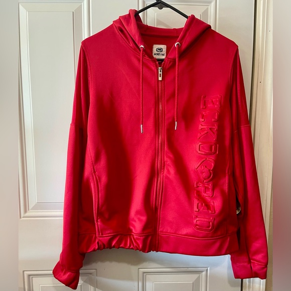 Ecko Unlimited Other - Ecko Unlimited Red Zip-Up Hoodie
